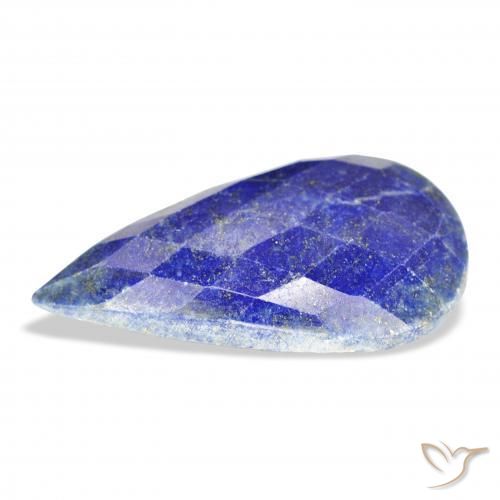 Lapis-lazuli Bleu moyen naturelle En forme de poire, 34.77 ct, Opaque