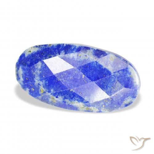 Lapis-lazuli Bleu vif naturelle ovale, 27.40 ct, Opaque