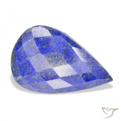 Lapis-lazuli Bleu moyen naturelle En forme de poire, 19.59 ct, Opaque