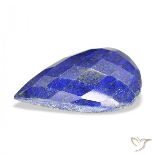 Lapis-lazuli Bleu moyen naturelle En forme de poire, 19.59 ct, Opaque