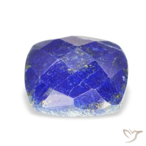 Lapis-lazuli Bleu moyen naturelle Coussin, 10.36 ct, Opaque