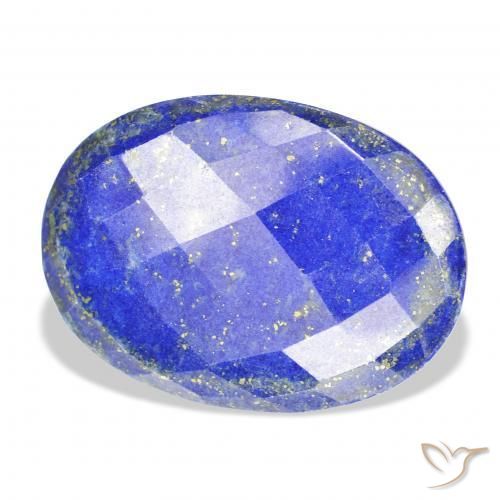 Lapis-lazuli Bleu vif naturelle ovale, 51.42 ct, Opaque