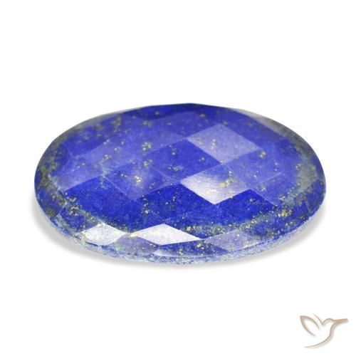 Lapis-lazuli Bleu vif naturelle ovale, 51.42 ct, Opaque