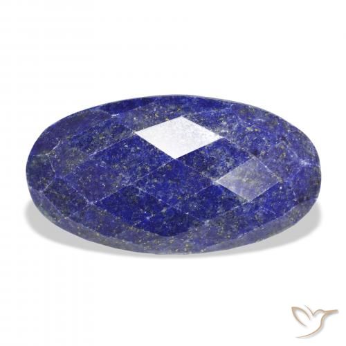 35.60ct Naturel Bleu foncé Lapis-lazuli, ovale, Opaque