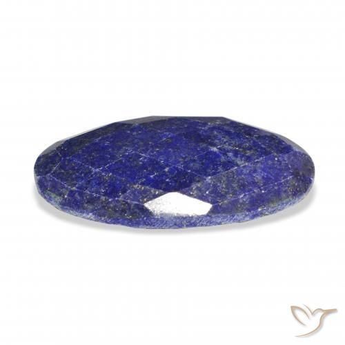 Lapis-lazuli Bleu foncé naturelle ovale, 35.60 ct, Opaque