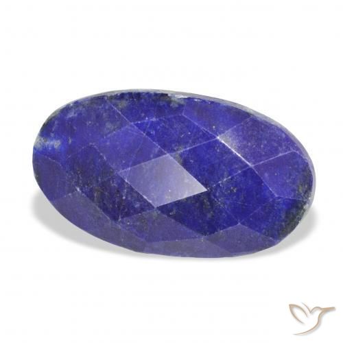Lapis-lazuli Bleu marine naturelle ovale, 18.84 ct, Opaque