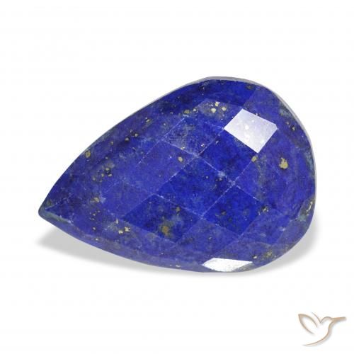 14.18ct Naturel Bleu marine Lapis-lazuli, En forme de poire, Opaque