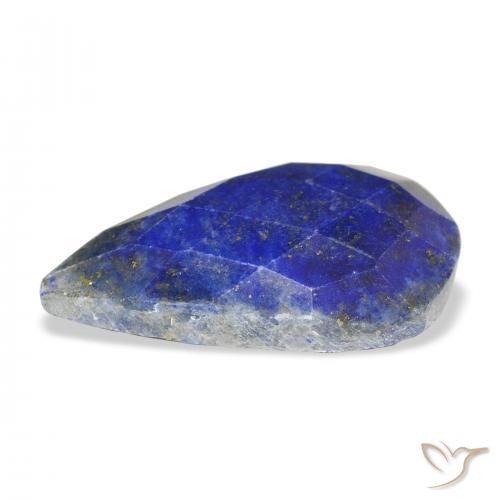 Lapis-lazuli Bleu foncé naturelle En forme de poire, 18.64 ct, Opaque