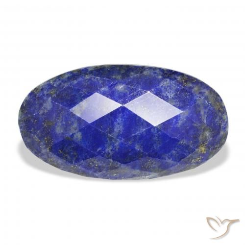 22.85ct Naturel Bleu foncé Lapis-lazuli, ovale, Opaque