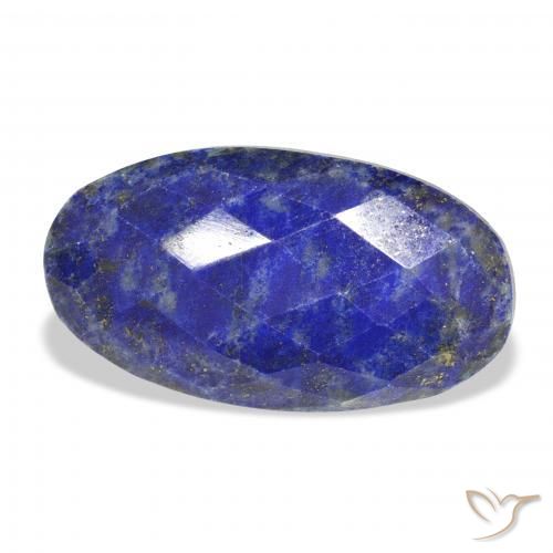 Lapis-lazuli Bleu foncé naturelle ovale, 22.85 ct, Opaque