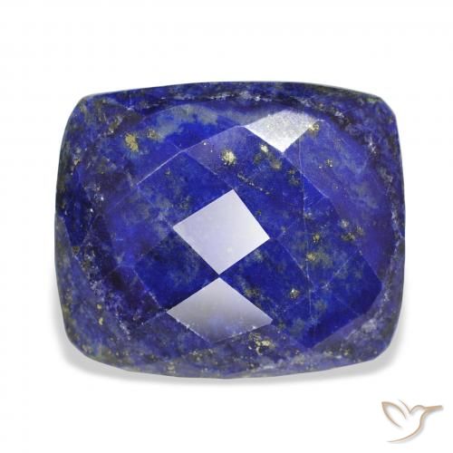 32.55ct Naturel Bleu égyptien profond Lapis-lazuli, Coussin, Opaque