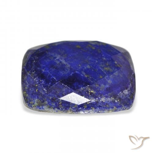 Lapis-lazuli Bleu égyptien profond naturelle Coussin, 32.55 ct, Opaque