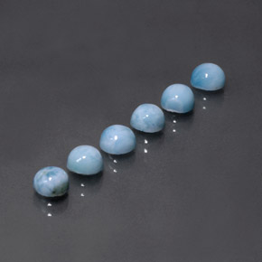 Achetez naturel ct bleue larimar gems, coupe roude, en provenance république dominicaine chez gemselect. en stock, livraison internationale!