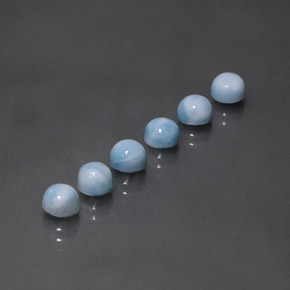 Achetez naturel ct bleue larimar gems, coupe roude, en provenance république dominicaine chez gemselect. en stock, livraison internationale!
