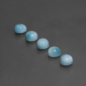 Achetez naturel ct bleue larimar gems, coupe roude, en provenance république dominicaine chez gemselect. en stock, livraison internationale!