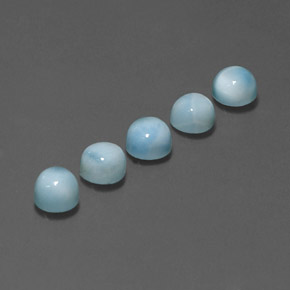 Achetez naturel ct bleue larimar gems, coupe roude, en provenance république dominicaine chez gemselect. en stock, livraison internationale!