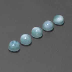 Achetez naturel ct bleue larimar gems, coupe roude, en provenance république dominicaine chez gemselect. en stock, livraison internationale!
