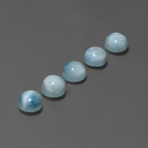 Achetez naturel ct bleue larimar gems, coupe roude, en provenance république dominicaine chez gemselect. en stock, livraison internationale!