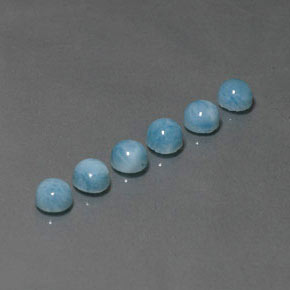 Achetez naturel ct bleue larimar gems, coupe roude, en provenance république dominicaine chez gemselect. en stock, livraison internationale!