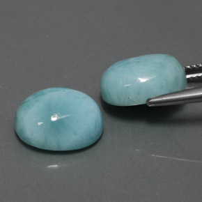 Achetez naturel ct bleue larimar gems, coupe ovale, en provenance république dominicaine chez gemselect. en stock, livraison internationale!