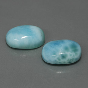 Achetez naturel ct bleue larimar gems, coupe ovale, en provenance république dominicaine chez gemselect. en stock, livraison internationale!