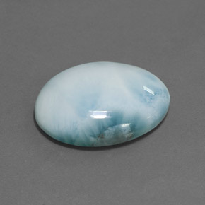 Larimar Bleu naturelle Coupe ovale, 15.84 ct, Opaque