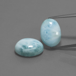 Achetez naturel ct bleue larimar gems, coupe ovale, en provenance république dominicaine chez gemselect. en stock, livraison internationale!