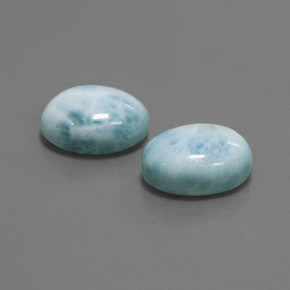 Achetez naturel ct bleue larimar gems, coupe ovale, en provenance république dominicaine chez gemselect. en stock, livraison internationale!