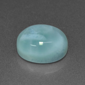 Larimar Bleu naturelle Coupe ovale, 4.70 ct, Opaque