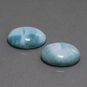 Achetez naturel ct bleue larimar gems, coupe ovale, en provenance république dominicaine chez gemselect. en stock, livraison internationale!
