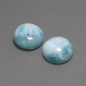 Achetez naturel ct vert larimar gems, coupe roude, en provenance république dominicaine chez gemselect. en stock, livraison internationale!