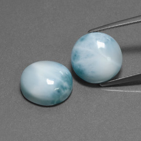 Achetez naturel ct vert larimar gems, coupe roude, en provenance république dominicaine chez gemselect. en stock, livraison internationale!