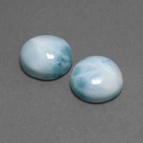 Achetez naturel ct vert larimar gems, coupe roude, en provenance république dominicaine chez gemselect. en stock, livraison internationale!
