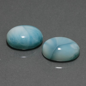 Achetez naturel ct Bleu Larimar gems, Coupe ovale, En provenance République Dominicaine chez GemSelect. En stock, livraison internationale!