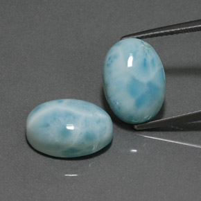 Achetez naturel ct Bleu Larimar gems, Coupe ovale, En provenance République Dominicaine chez GemSelect. En stock, livraison internationale!