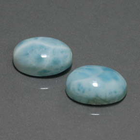 Achetez naturel ct Bleu Larimar gems, Coupe ovale, En provenance République Dominicaine chez GemSelect. En stock, livraison internationale!