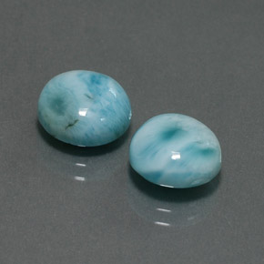 Achetez naturel ct Vert bleu Larimar gems, Coupe roude, En provenance République Dominicaine chez GemSelect. En stock, livraison internationale!
