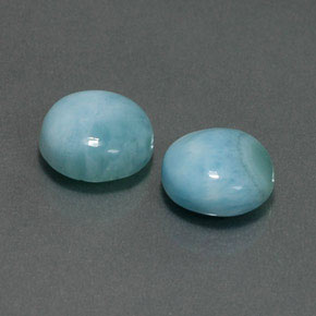Achetez naturel ct bleue larimar gems, coupe roude, en provenance république dominicaine chez gemselect. en stock, livraison internationale!