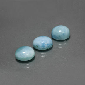 Achetez naturel ct bleue larimar gems, coupe ovale, en provenance république dominicaine chez gemselect. en stock, livraison internationale!