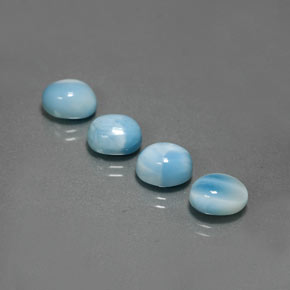 Achetez naturel ct Bleu Larimar gems, Coupe ovale, En provenance République Dominicaine chez GemSelect. En stock, livraison internationale!