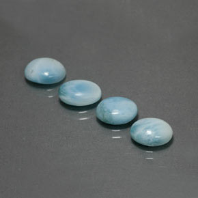 Achetez naturel ct Bleu Larimar gems, Coupe ovale, En provenance République Dominicaine chez GemSelect. En stock, livraison internationale!