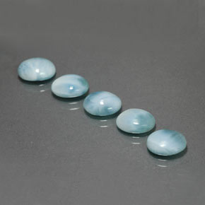 Achetez naturel ct bleue larimar gems, coupe ovale, en provenance république dominicaine chez gemselect. en stock, livraison internationale!