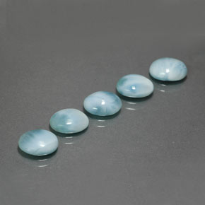 Achetez naturel ct bleue larimar gems, coupe ovale, en provenance république dominicaine chez gemselect. en stock, livraison internationale!