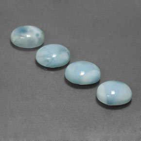 Achetez naturel ct Bleu Larimar gems, Coupe ovale, En provenance République Dominicaine chez GemSelect. En stock, livraison internationale!