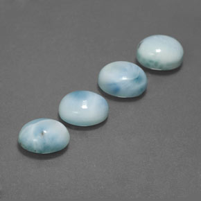 Achetez naturel ct bleue larimar gems, coupe ovale, en provenance république dominicaine chez gemselect. en stock, livraison internationale!