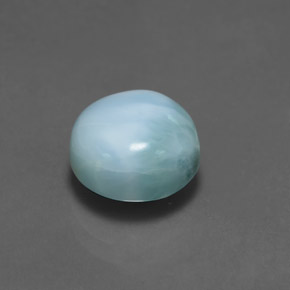 Larimar Bleu naturelle Coupe roude, 5.00 ct, Opaque