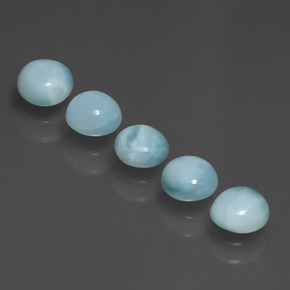 Achetez naturel ct bleue larimar gems, coupe roude, en provenance république dominicaine chez gemselect. en stock, livraison internationale!