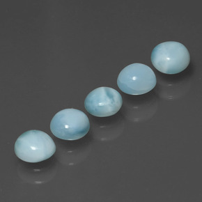 Achetez naturel ct bleue larimar gems, coupe roude, en provenance république dominicaine chez gemselect. en stock, livraison internationale!