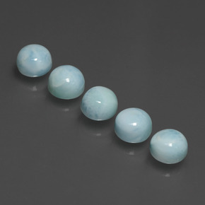 Achetez naturel ct bleue larimar gems, coupe roude, en provenance république dominicaine chez gemselect. en stock, livraison internationale!