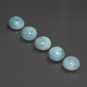 Achetez naturel ct bleue larimar gems, coupe roude, en provenance république dominicaine chez gemselect. en stock, livraison internationale!